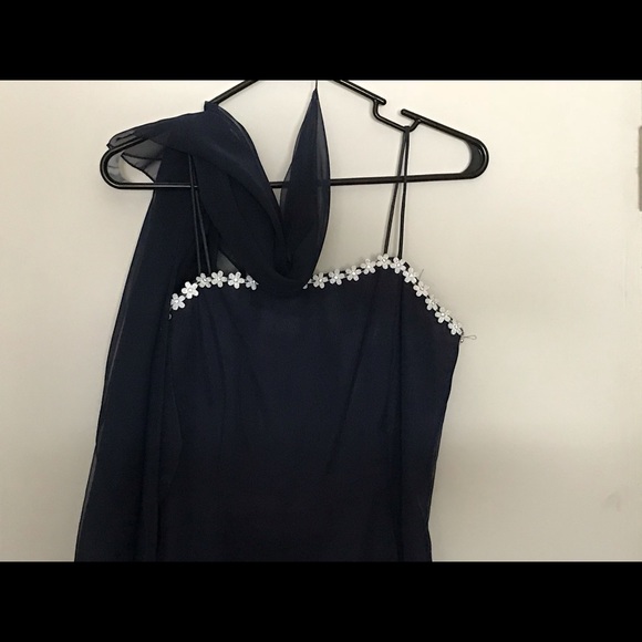 Formal Navy Blue Gown - Picture 6 of 7